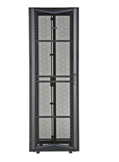 Panduit XG64822BS01C9 | FlexFusion Cabinet, 600MM X 48RU X 1200MM, Black, Hardware Mount Rail, Top Cap