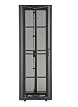 Panduit XG64822BS01C9 | FlexFusion Cabinet, 600MM X 48RU X 1200MM, Black, Hardware Mount Rail, Top Cap