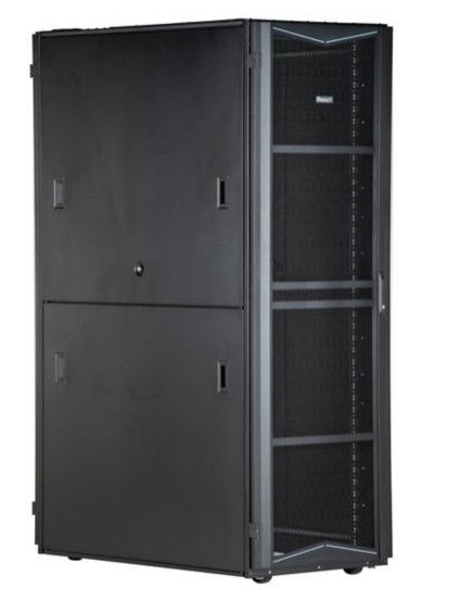 Panduit XG74522BS0004 | FlexFusion Cabinet, 700MM X 45RU X 1200MM, Black, Hardware Mount