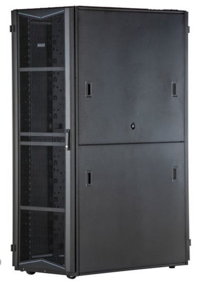 Panduit XG74522BS002P | FlexFusion Cabinet 700MM W x 1200MM D x 45RU Black Coolboot-ready Single Hinge Front Door