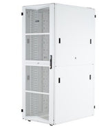 Panduit XG74822WS0001 | FlexFusion Cabinet, 700mm x 48RU x 1200mm, White, Hardware Mount Rail, Top Cap