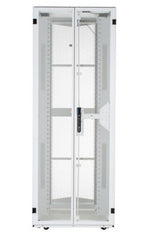 Panduit XG84212WS0003 | FlexFusion Cabinet, 800mm x 42RU x 1070mm, White, Hardware Mount