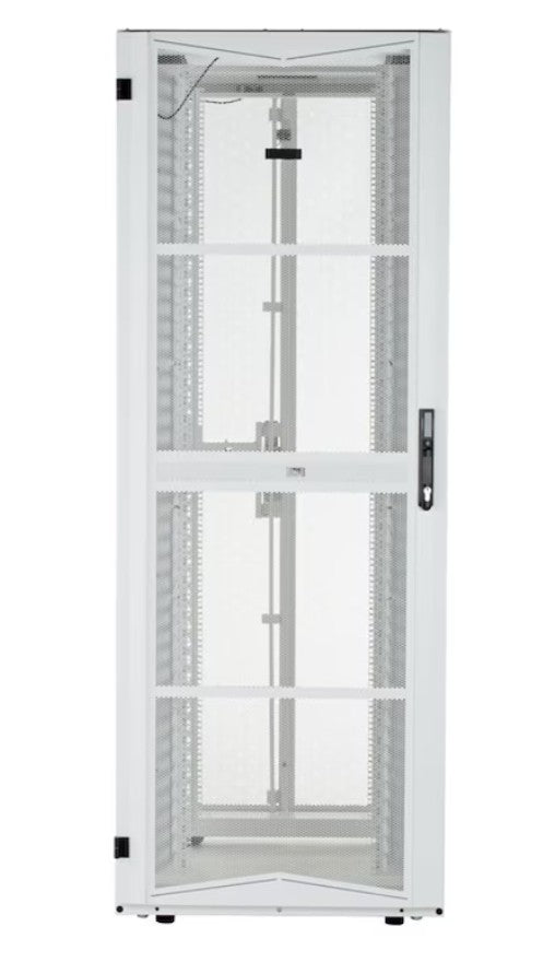 Panduit XG84522WS0001 | FlexFusion, 800 x 45RU 1200 White, Top Cap with Brush Seal Single Hinge Front Door
