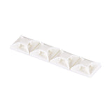 Panduit ABM1M-AT-C | Panduit - Cable tie mounting base - indoor - white