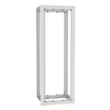 Panduit AR4PCNWH Four Post Rack, 45u, Adjustable Depth, 23 -42, Cage Nut Rails, White