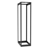 Panduit AR4PCN Four Post Rack, 45u, Adjustable Depth, 23 -42, Cage Nut Rails, Black