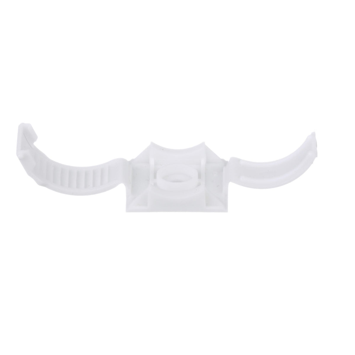 Panduit ARC.68-A-C | Clincher ARC.68-A-C Adjustable Clamp, White, PP, Rubber Adh., 1x1", PK100