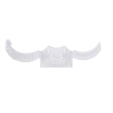 Panduit ARC.68-A-C | Clincher ARC.68-A-C Adjustable Clamp, White, PP, Rubber Adh., 1x1", PK100
