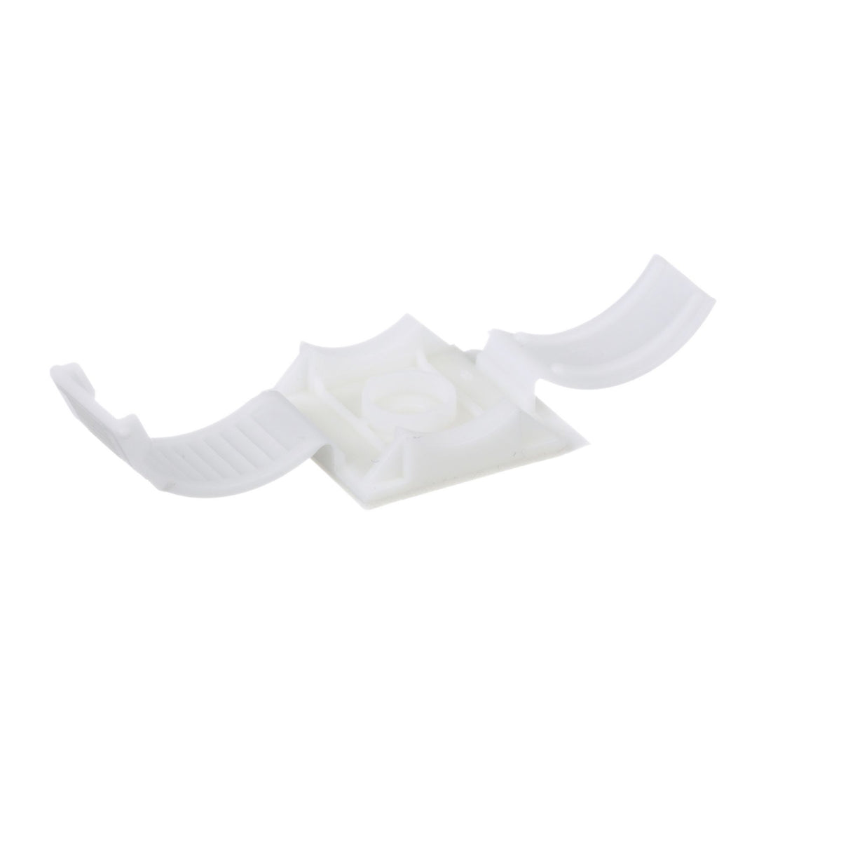 Panduit ARC.68-A-C | Clincher ARC.68-A-C Adjustable Clamp, White, PP, Rubber Adh., 1x1", PK100