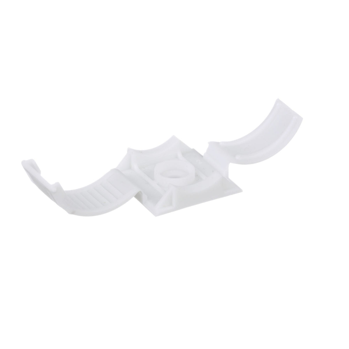 Panduit ARC.68-A-C | Clincher ARC.68-A-C Adjustable Clamp, White, PP, Rubber Adh., 1x1", PK100