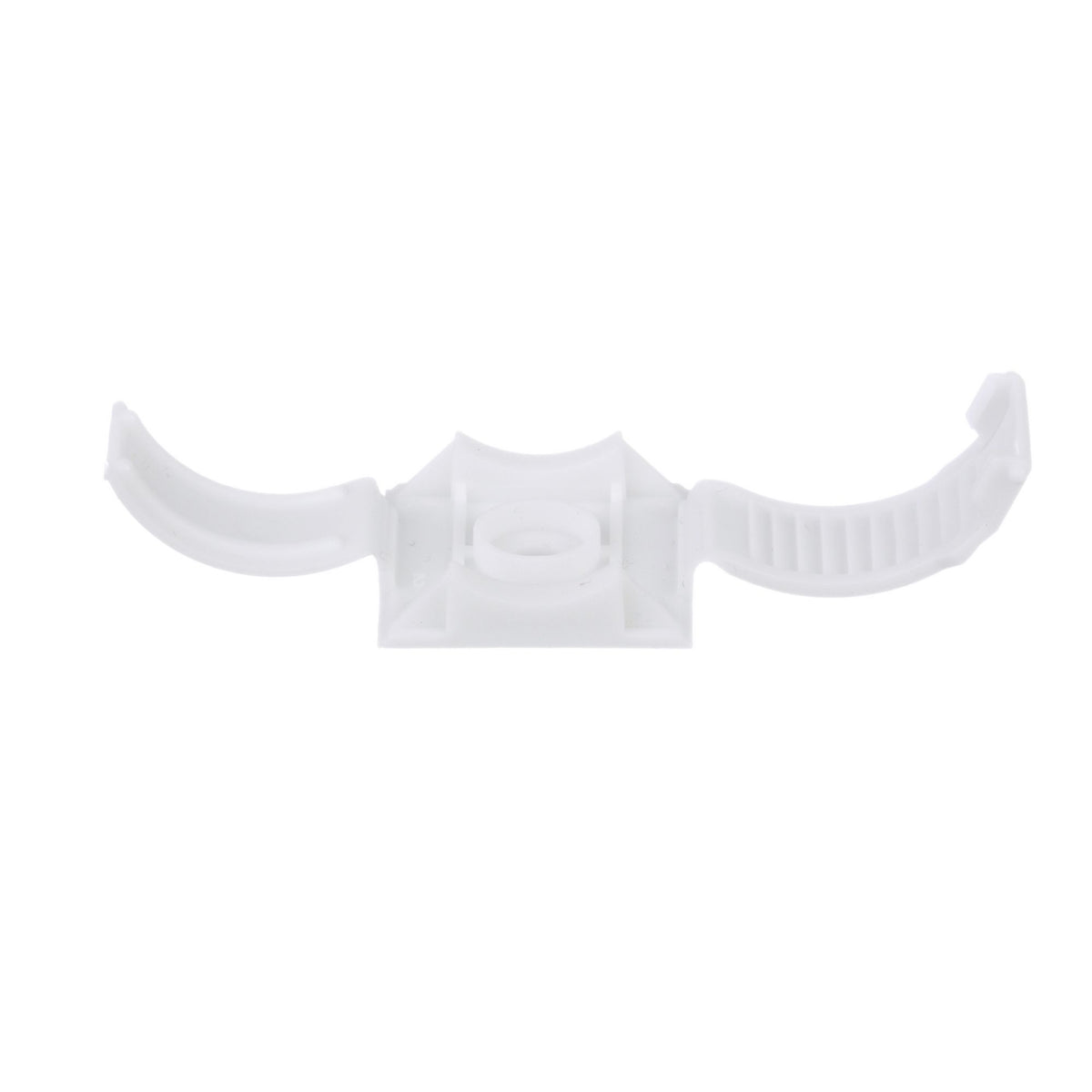 Panduit ARC.68-A-C | Clincher ARC.68-A-C Adjustable Clamp, White, PP, Rubber Adh., 1x1", PK100