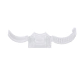 Panduit ARC.68-A-C | Clincher ARC.68-A-C Adjustable Clamp, White, PP, Rubber Adh., 1x1", PK100