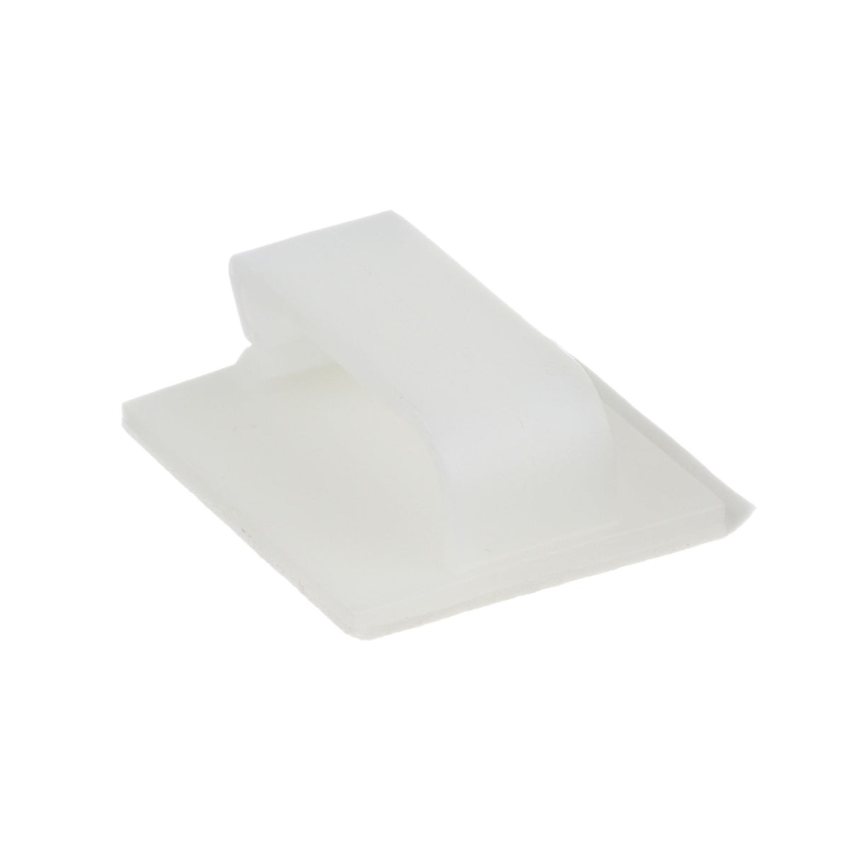 Panduit BEC38-A-L | BEC38-A-L Wire Clip, Natural, PA 6.6, Rubber Adh., 1.46x1.24x0.52", PK50