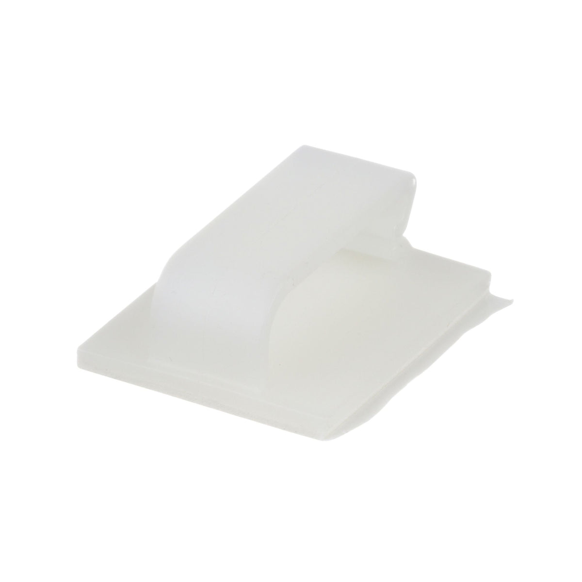 Panduit BEC38-A-L | BEC38-A-L Wire Clip, Natural, PA 6.6, Rubber Adh., 1.46x1.24x0.52", PK50