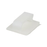 Panduit BEC38-A-L | BEC38-A-L Wire Clip, Natural, PA 6.6, Rubber Adh., 1.46x1.24x0.52", PK50