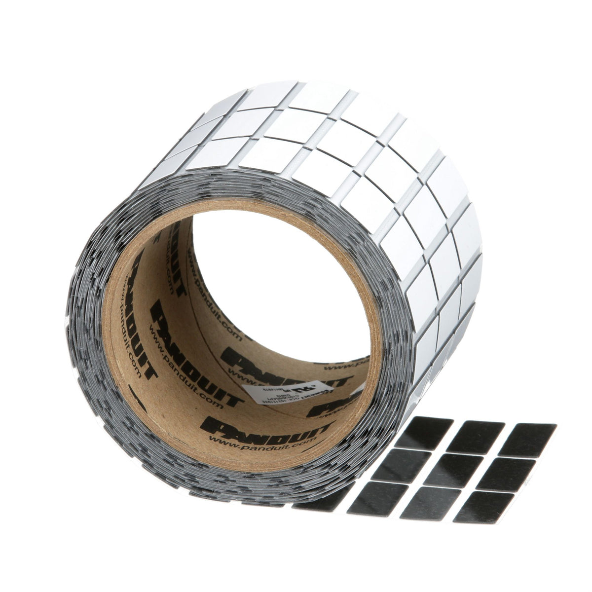 Panduit C100X050APT | Panduit Raised Panel Labels - Permanent acrylic adhesive - white - 1 in x 0.5 in 500 label(s) labels