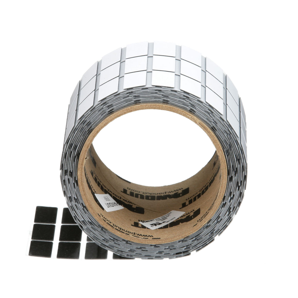 Panduit C100X050APT | Panduit Raised Panel Labels - Permanent acrylic adhesive - white - 1 in x 0.5 in 500 label(s) labels