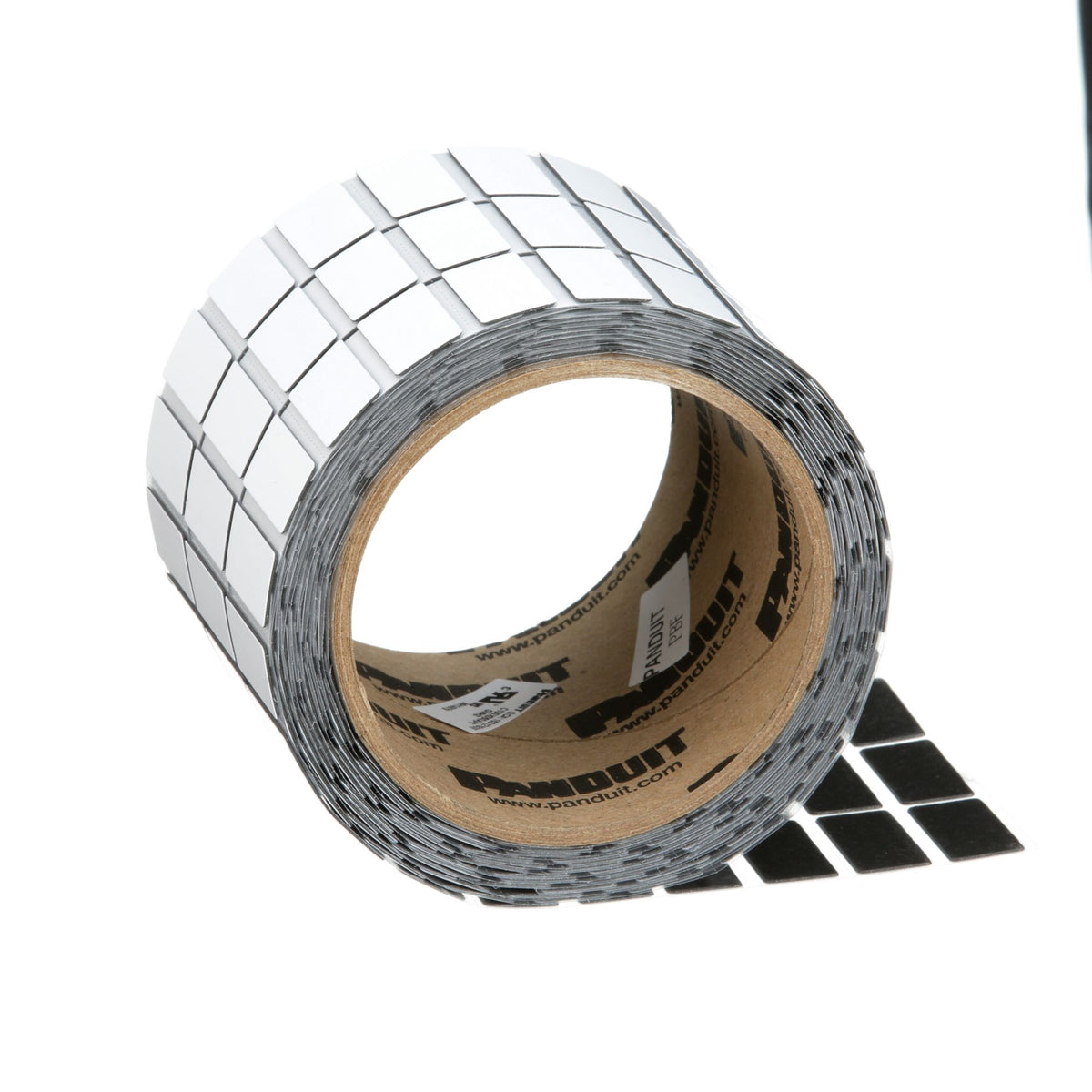 Panduit C300X100APT | Panduit Raised Panel Component Labels - Polyester - permanent adhesive - white - 1 in x 3 in 500 label(s) labels