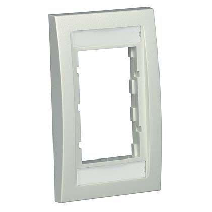 Panduit CBEEIY | Panduit MINI-COM Executive Faceplate Frame - Faceplate - electric ivory