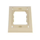 Panduit CBEEIY | Panduit MINI-COM Executive Faceplate Frame - Faceplate - electric ivory