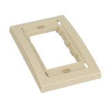 Panduit CBEEIY | Panduit MINI-COM Executive Faceplate Frame - Faceplate - electric ivory