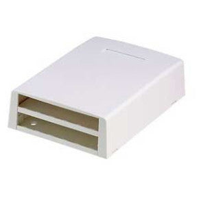 Panduit CBXF12BL-AY Surface Mount Box, 12 Port, Multimedia meter, Black