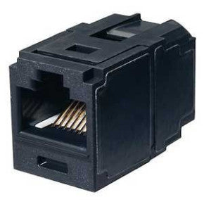 Panduit CC6X88BL Copper Module, Category 6a, Rj45, 8-position, 8-wire Universal Coupler, Black