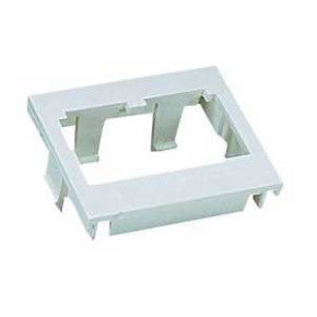 Panduit CHF2IW-X | Mini-Com, Modular Insert, Flat, 1/2 size, 2 port, Off White