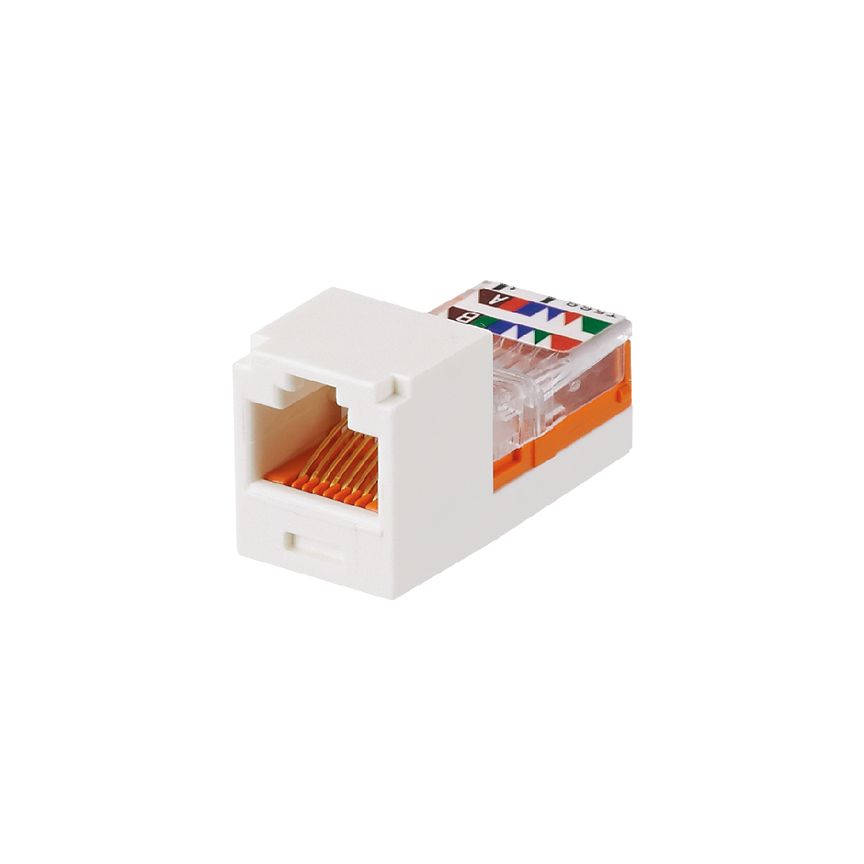 Panduit CJ588AWY | Mini-Com UTP RJ45 Cat 5e Leadframe Jack Module, Arctic White