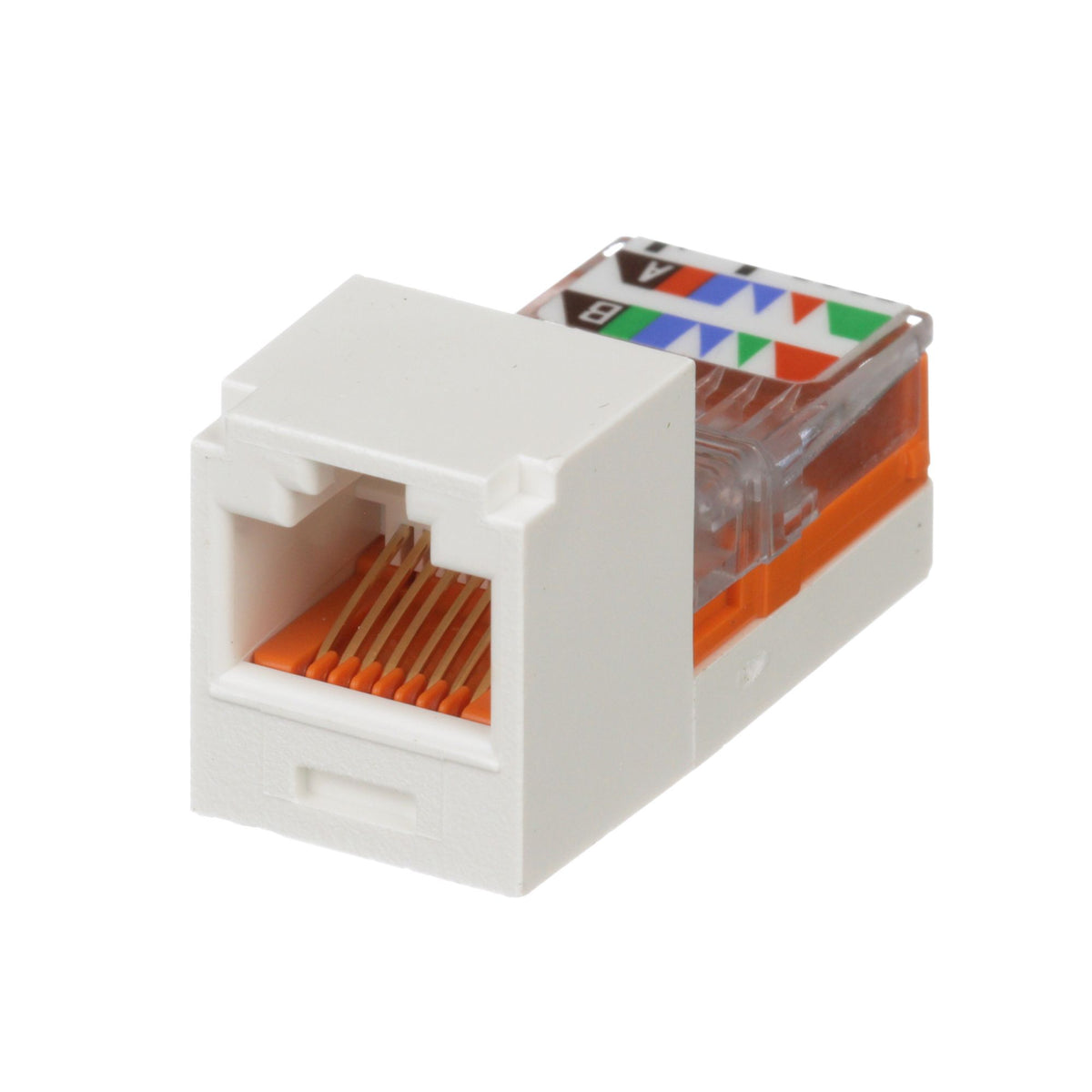 Panduit CJ588AWY | Mini-Com UTP RJ45 Cat 5e Leadframe Jack Module, Arctic White