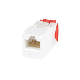 Panduit CJ5E88TGAW | Panduit MINI-COM TX-5e - Modular insert - arctic white - 1 port