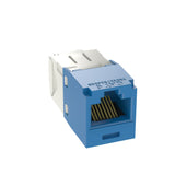 Panduit CJ688TGBU-C | Mini-Com UTP RJ45 Cat 6 TG Jack Module, Blue
