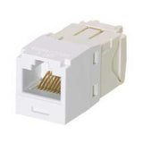 Panduit CJ688TGWH-24 | Mini-Com UTP RJ45 Cat 6 TG Jack Module, White