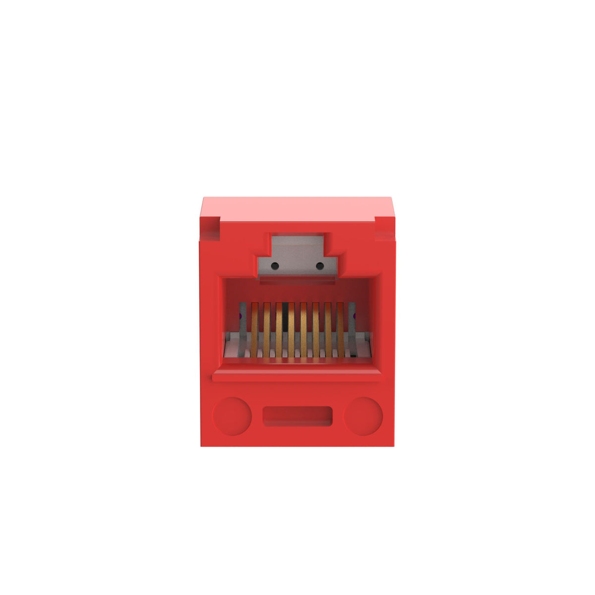 Panduit CJ688TPRD | 1-port Mod Jack Idc 8w8p Utpt568a/b Cat6 Tx6 Plusminicom Red Rohs