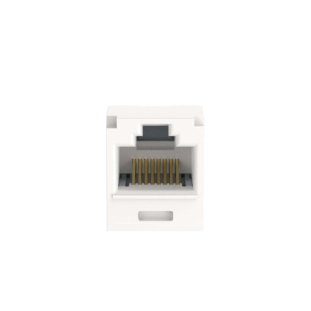 Panduit CJ6X88TGAW-C | Panduit MINI-COM TX6A - Modular insert - RJ-45 - arctic white