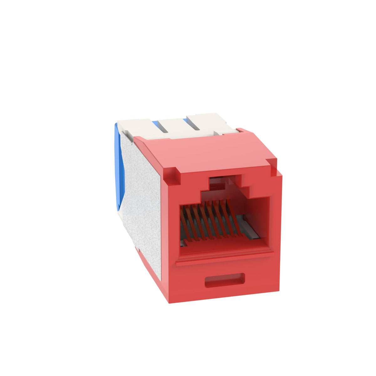 Panduit CJ6X88TGRD-24 | Mini-Com UTP RJ45 Cat 6A TG Jack Module, Red