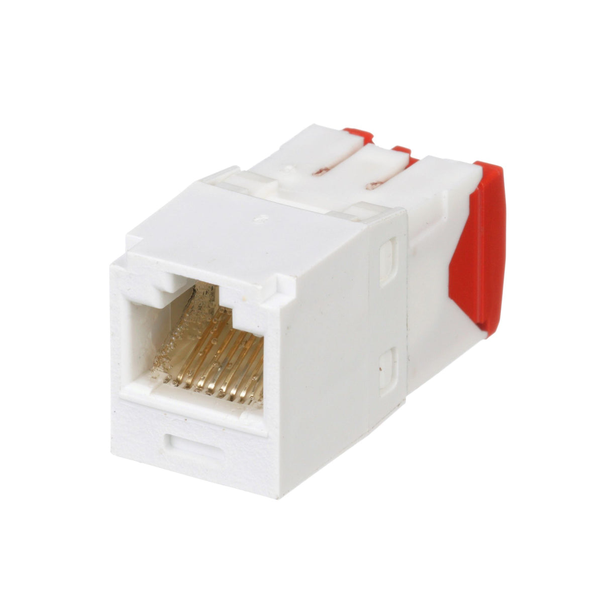 Panduit CJE5E88TGWH Mini-com Corrosive Resistant Module, Category 5e, 8-position 8-wire, Utp, White, Tg Style