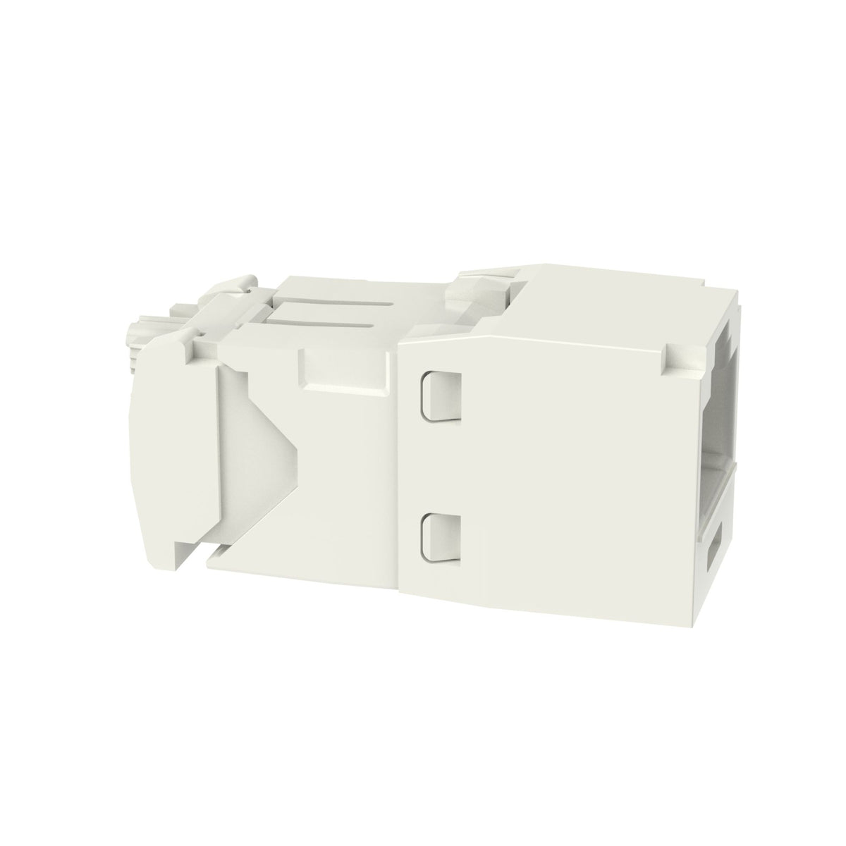 Panduit CJE688TGIW | Panduit MINI-COM TX6 Plus UTP Corrosive Resistant Jack Module - Modular insert - RJ-45 - off white