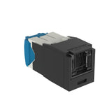 Panduit CJH6X88TGBL | Panduit MINI-COM TX6A 10Gig UTP Jack Module with MaTriX Technology - Modular insert - RJ-45 - black