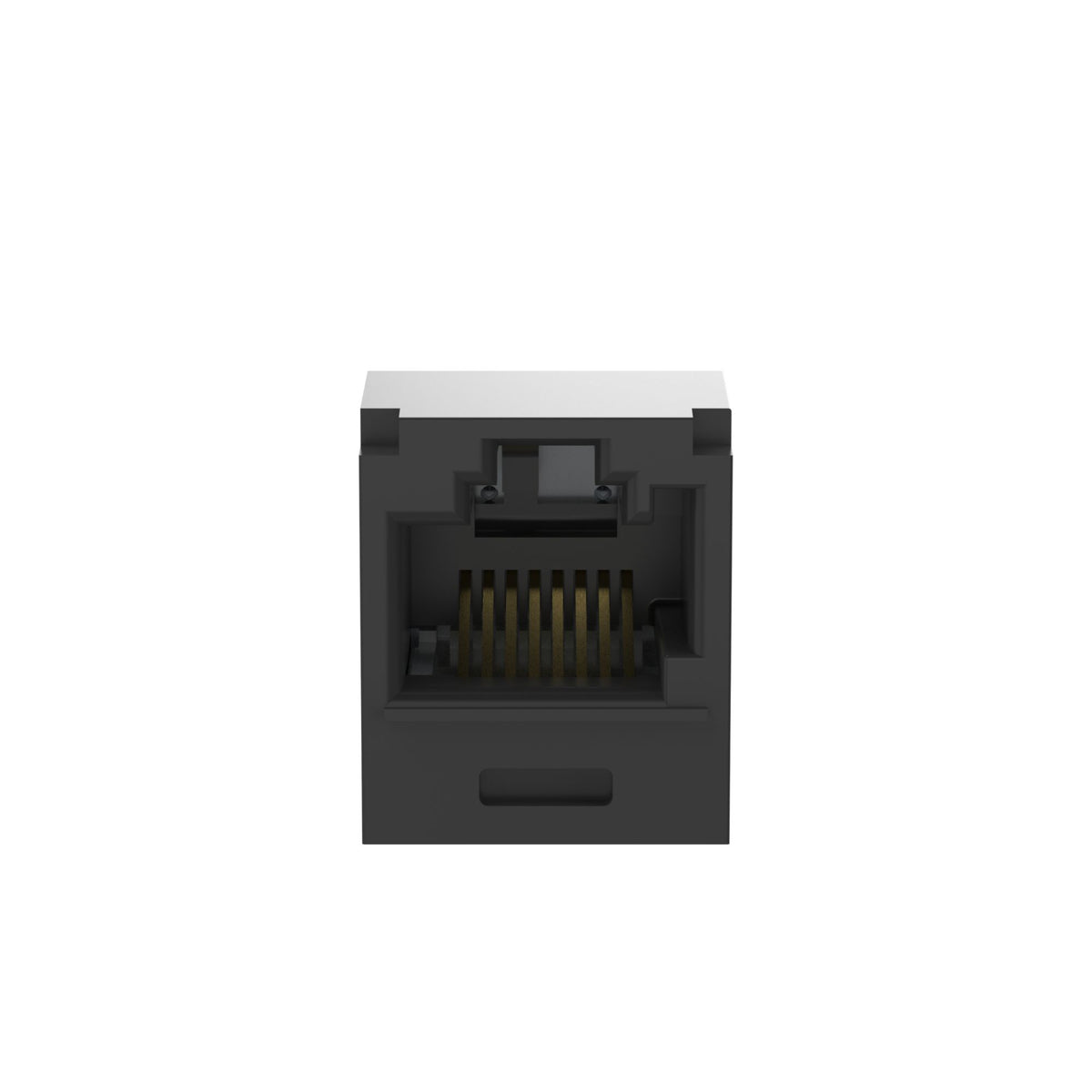 Panduit CJK6X88TGBL | Panduit MINI-COM TX6A 10Gig UTP Jack Module with MaTriX Technology - Modular insert - RJ-45 - black