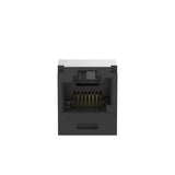 Panduit CJK6X88TGBL | Panduit MINI-COM TX6A 10Gig UTP Jack Module with MaTriX Technology - Modular insert - RJ-45 - black