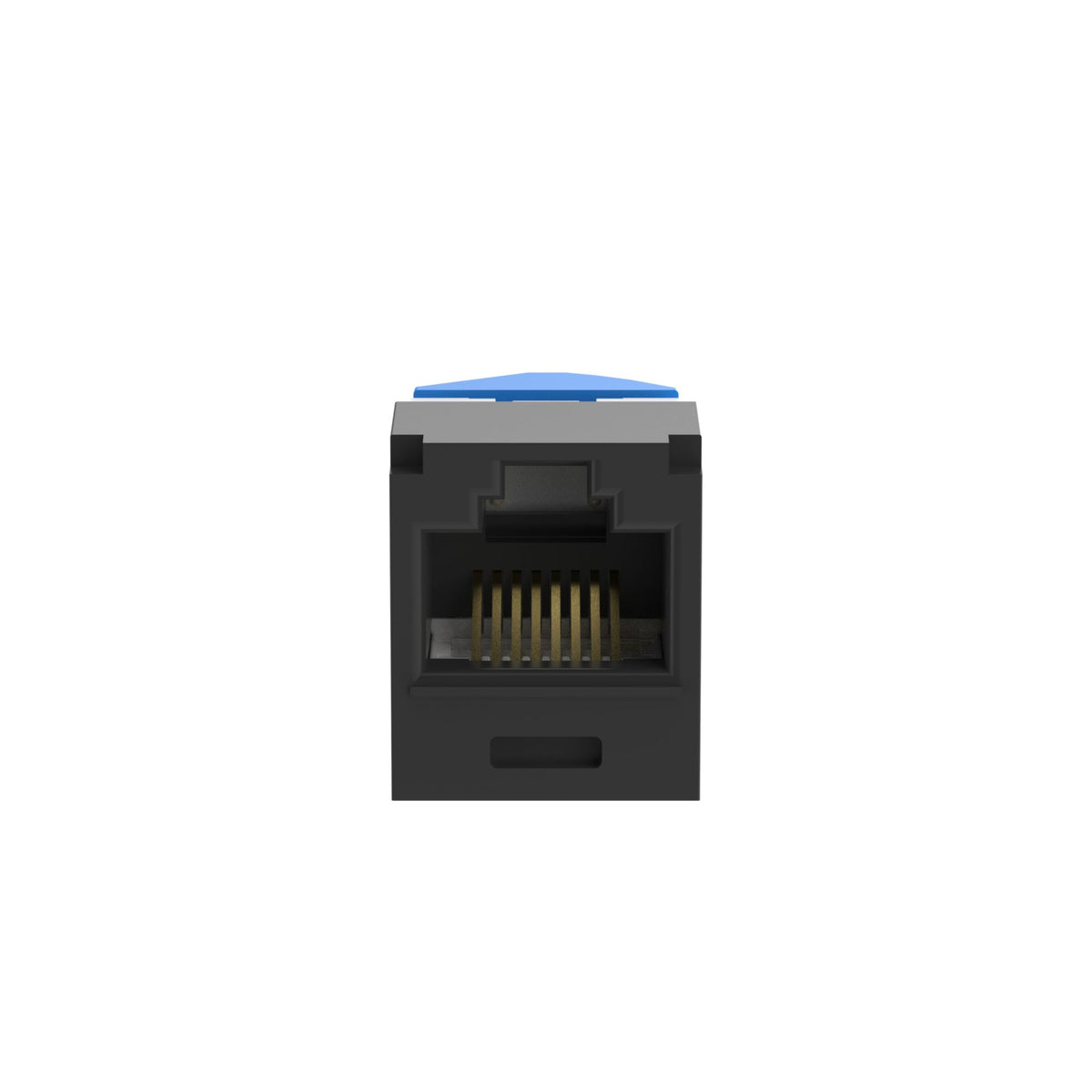 Panduit CJLR6X88TGBL | Mini-Com UTP RJ45 Cat 6A Left/Right TG Jack Module, Black