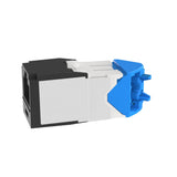Panduit CJLR6X88TGBL | Mini-Com UTP RJ45 Cat 6A Left/Right TG Jack Module, Black