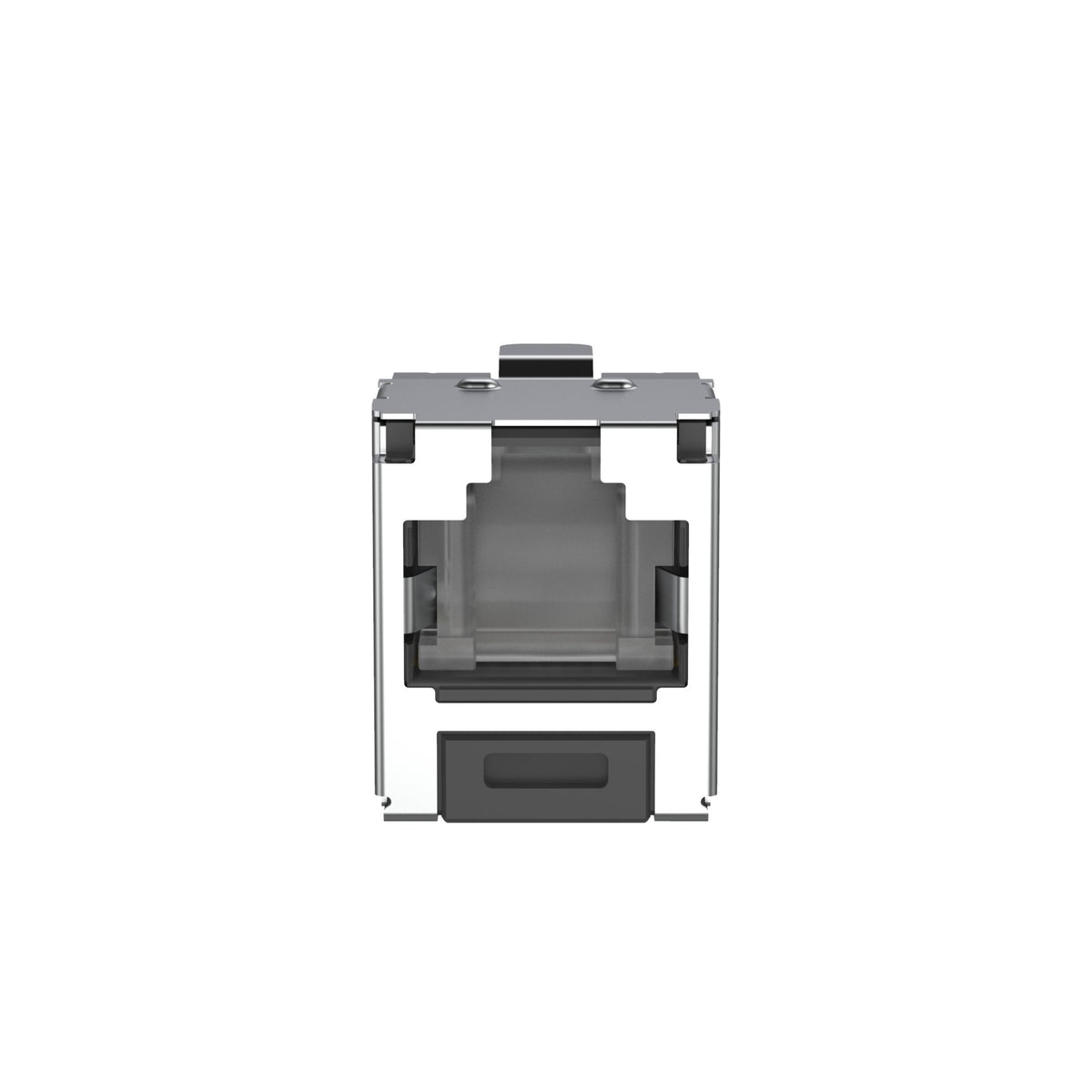 Panduit CJSH6X88TGY | Panduit MINI-COM TX6A 10Gig Shielded Jack Module - Modular insert - RJ-45 - black