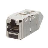 Panduit CJSUD6X88TGY | Mini-Com STP RJ45 Cat 6A Up/Down TG Jack Module, Black