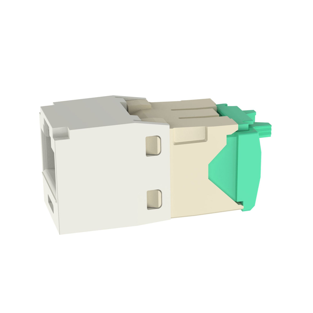 Panduit CJT688TGIW | Panduit MINI-COM TX6 Plus - Modular insert - RJ-45 - off white