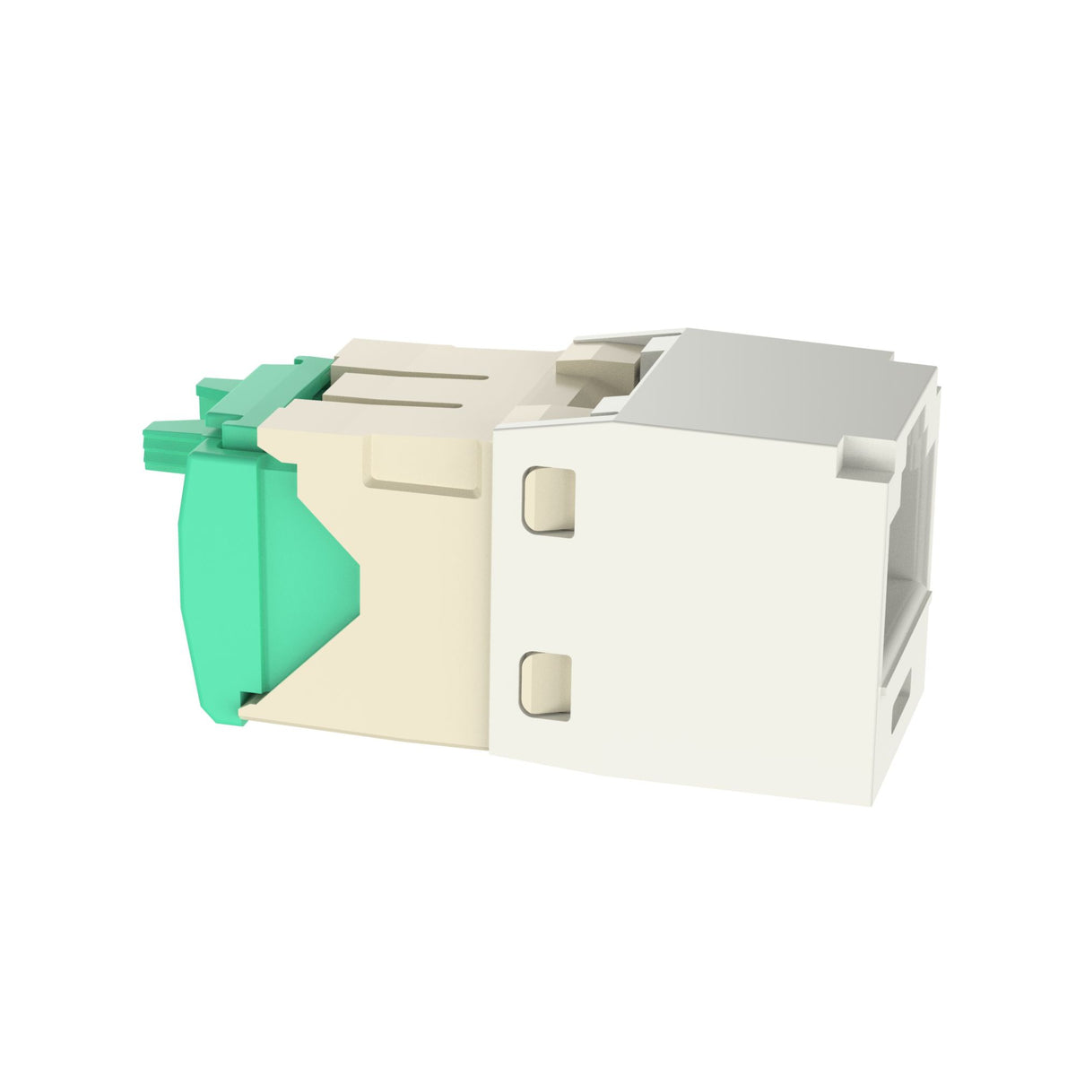 Panduit CJT688TGIW | Panduit MINI-COM TX6 Plus - Modular insert - RJ-45 - off white