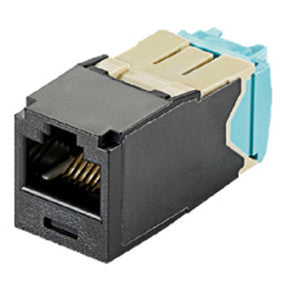 Panduit CJT6X88TGBL | Panduit MINI-COM TX-6A 10Gig - Modular insert - RJ-45 - black
