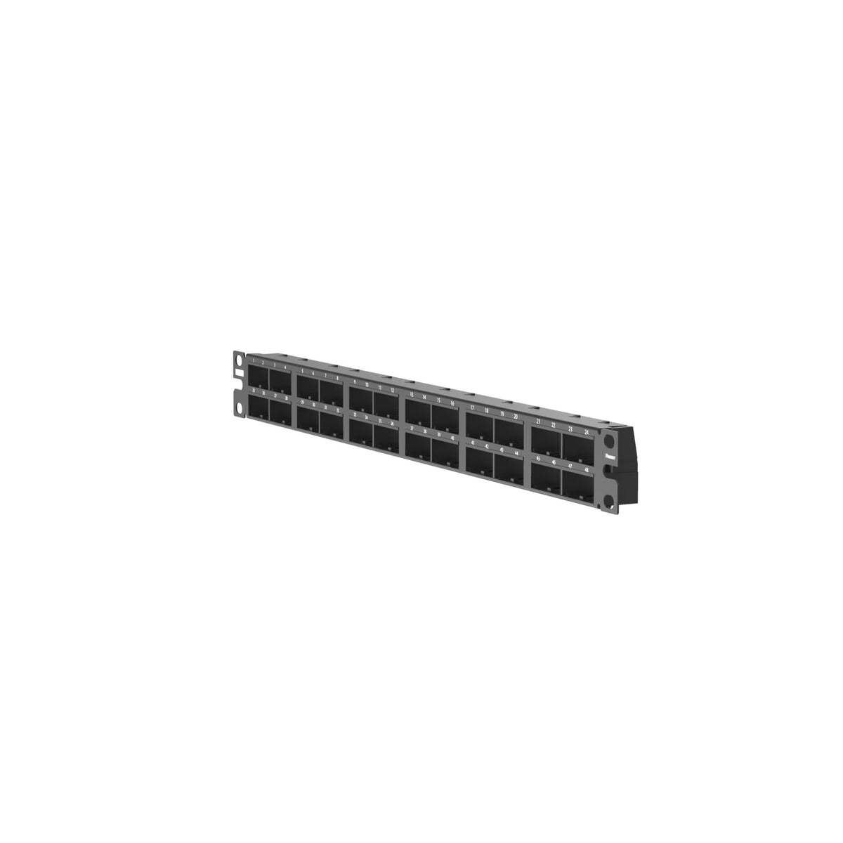 Panduit CP48HDBL | Mini-Com High Density Patch Panel, 48 Port, 1 RU