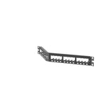 Panduit CPA24BLY | Mini-Com Angled Patch Panel, 24 port, 1 RU, BL